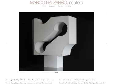 Marco Balzarro scultore